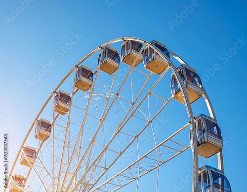 Ferris wheel against clear sky (1)