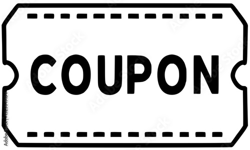 coupon ticket icon(vector illustration)