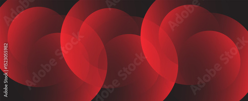 Red abstract background. Dynamic shapes composition.  vectors. eps 10