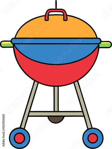 
Barbecue Grill – Independence Day Food Icon