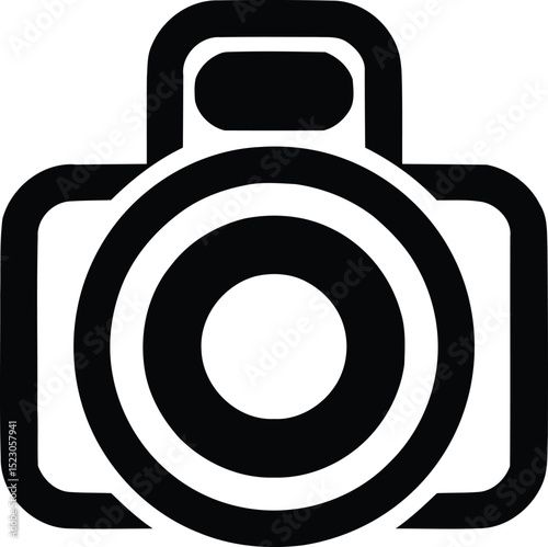 Camera Icon: Capturing the essence of photography, a sleek, minimalistic camera icon stands as a universal symbol of image creation and visual storytelling.