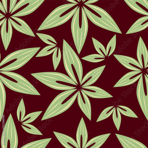 Floral pattern design, vector illustration background