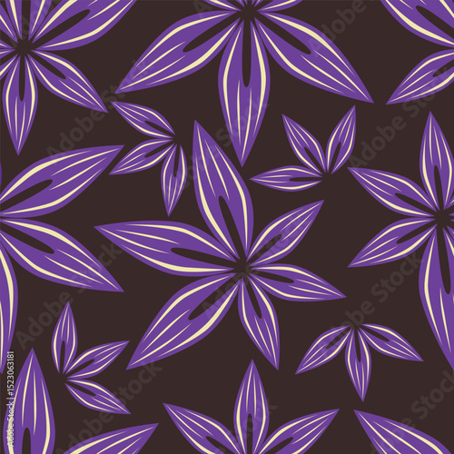 Floral pattern design, vector illustration background