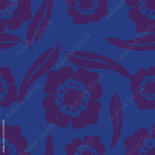 Floral pattern design, vector illustration background
