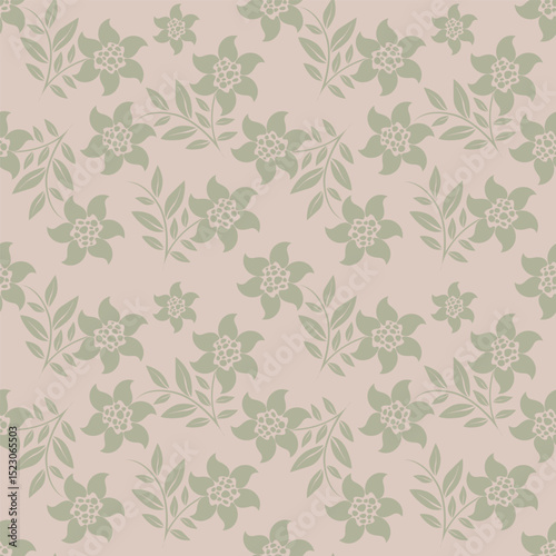 Floral pattern design, vector illustration background