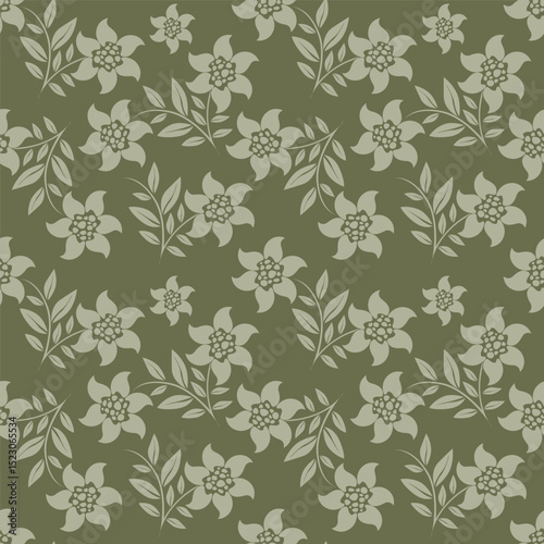 Floral pattern design, vector illustration background