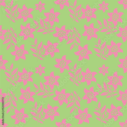 Floral pattern design, vector illustration background