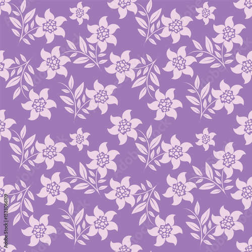 Floral pattern design, vector illustration background