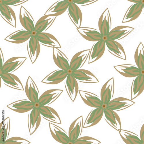 Floral pattern design, vector illustration background