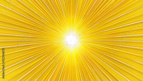 Radiant Burst Golden Rays of Light and Energy Abstract Background