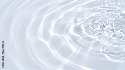 Liquid Serenity Abstract Water Ripple Texture Background