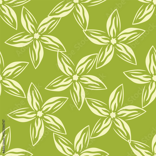 Floral pattern design, vector illustration background
