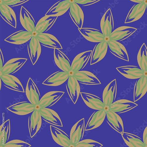 Floral pattern design, vector illustration background