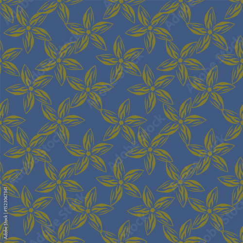 Floral pattern design, vector illustration background