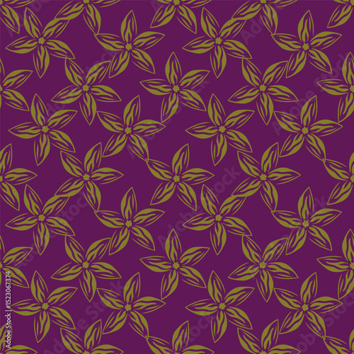 Floral pattern design, vector illustration background