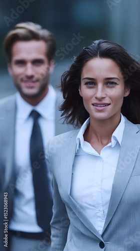 portrait of a smiling business team