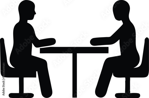 silhouette of a woman sitting on a chair
