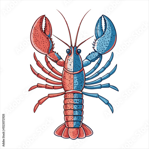 Explore the intriguing characteristics of the vibrant lobster species in nature