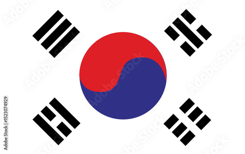 South Korea Flag International Size, Original file