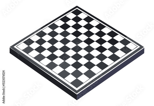 Overhead View Of Classic Chessboard