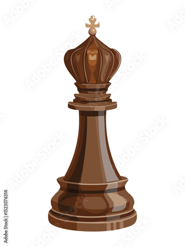 Classic Brown Chess King Figure