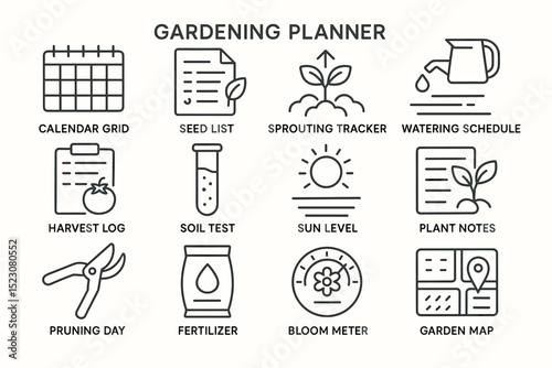 Gardening planner tools for efficient plant care and management