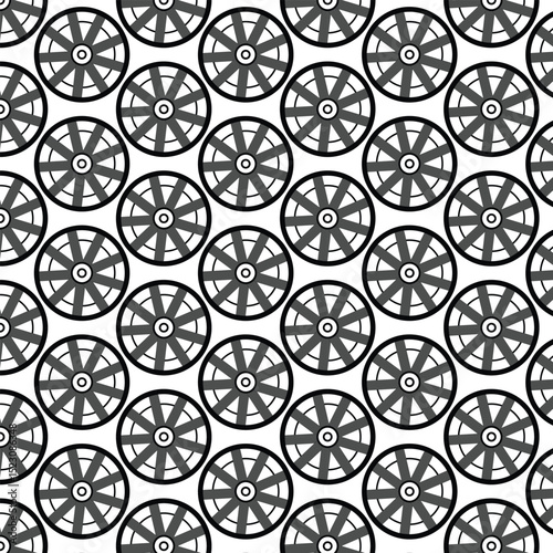 wheel pattern with vector