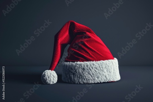 Christmas Santa Hat 3D Rendering Illustration Christmas Decoration Ornament Theme Design