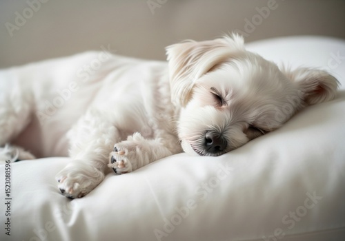 cane su cuscino