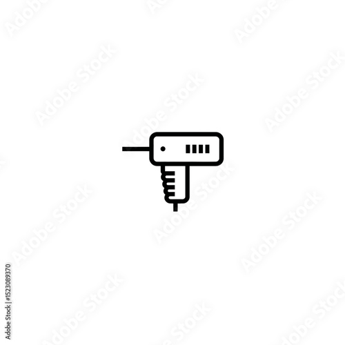 Electrical black drill works minimally isolated cleanly design