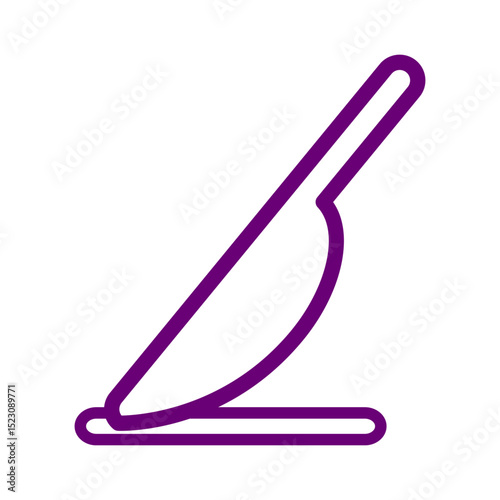 Scalpel Surgical Blade Icon Representing Medical Surgery, Operation Tools, and Healthcare Instruments