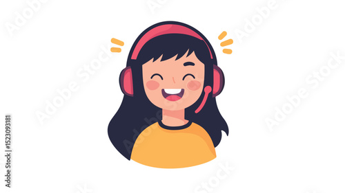Professional Customer Service Icon Vector Illustration