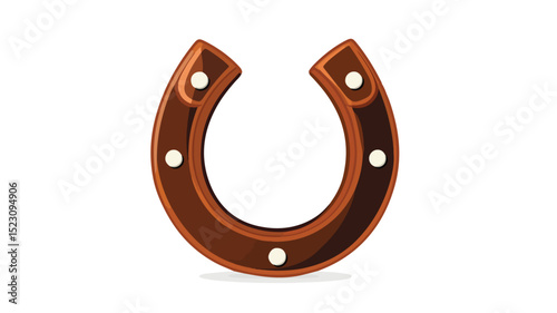 Isolated Horseshoe Icon Vector Illustration for Design Projects and Creative Concepts
