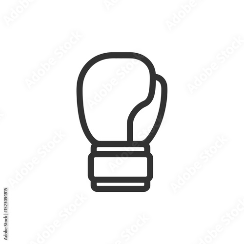 Boxing glove symbol punches white minimalist background detail