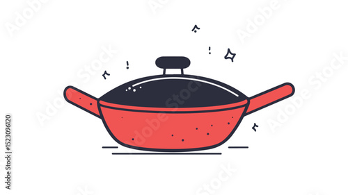 Professional Pan Line Icon Vector Illustration Isolated