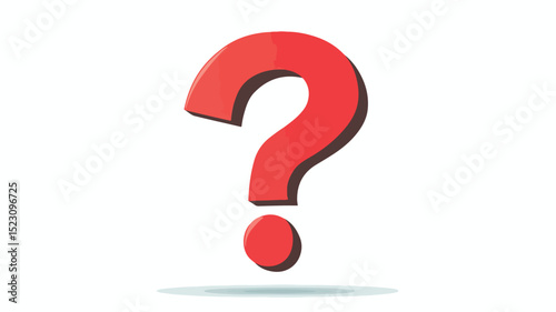 Professional Question Mark Sign Icon Vector Illustration Isolated