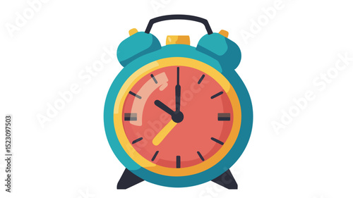 Time Bomb Flat Icon Vector Illustration for Explosive Concept Design