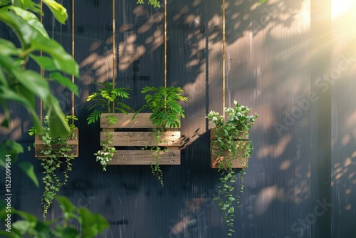 Hanging Plant Haven Transforming Recycled Pallets Into a Vertical Garden