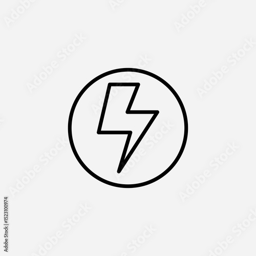 Flash set icon,sign,symbol,pictogram isolated