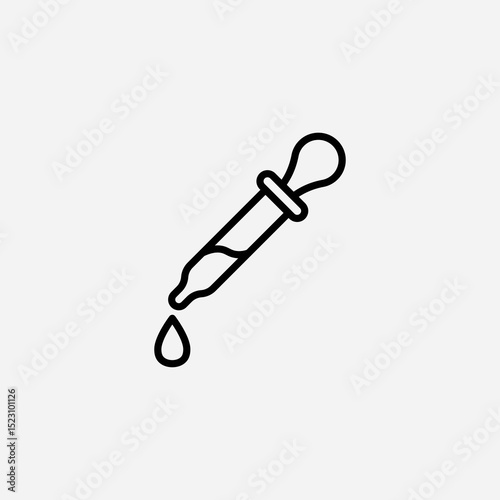Dropper set icon,sign,symbol,pictogram isolated
