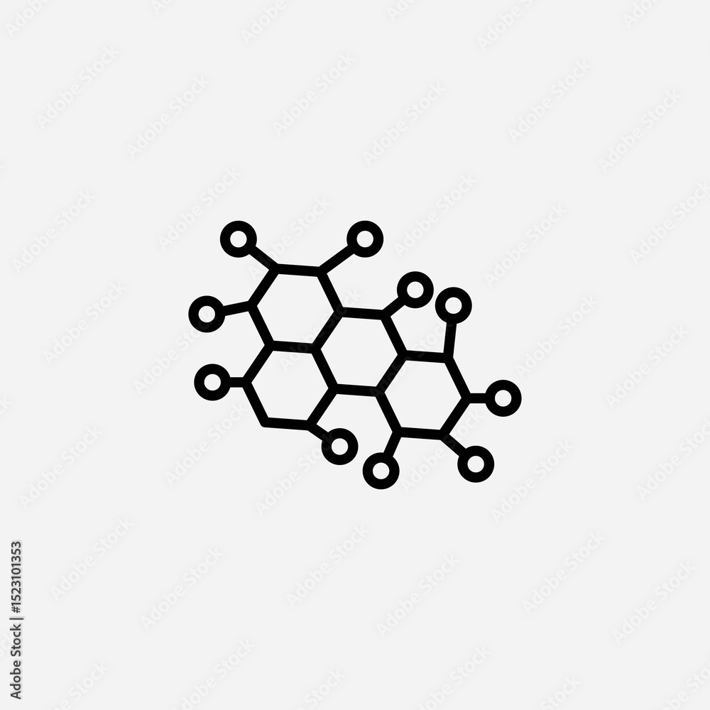 Fototapeta premium Molecule set icon,sign,symbol,pictogram isolated