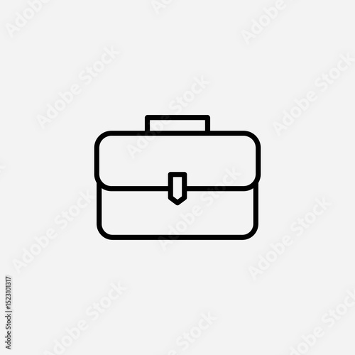 Suitcase set icon,sign,symbol,pictogram isolated
