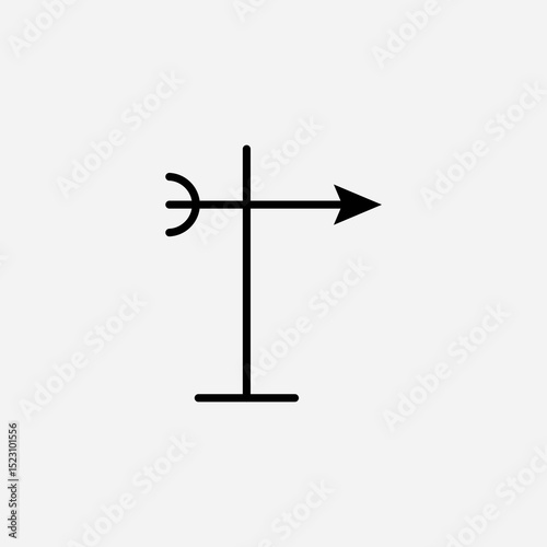 Veleta set icon,sign,symbol,pictogram isolated