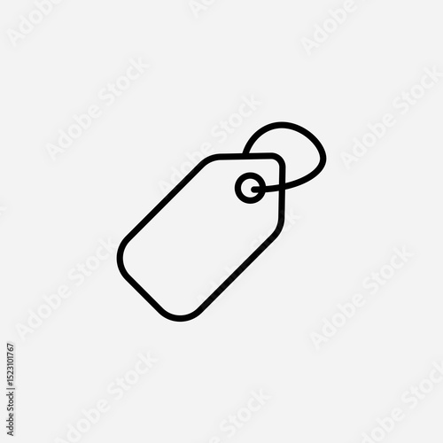 Tag set icon,sign,symbol,pictogram isolated