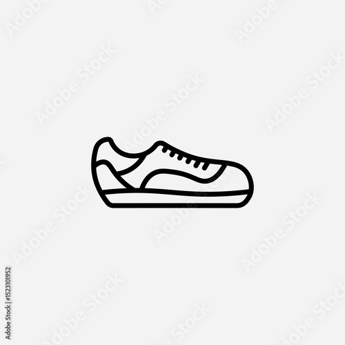 Sneaker set icon,sign,symbol,pictogram isolated