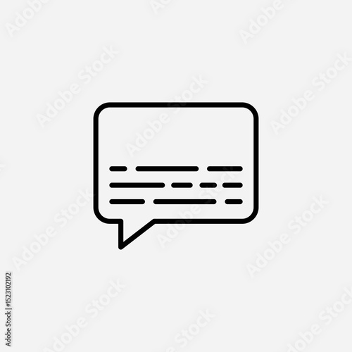 Subtitles set icon,sign,symbol,pictogram isolated