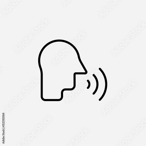 Voice set icon,sign,symbol,pictogram isolated