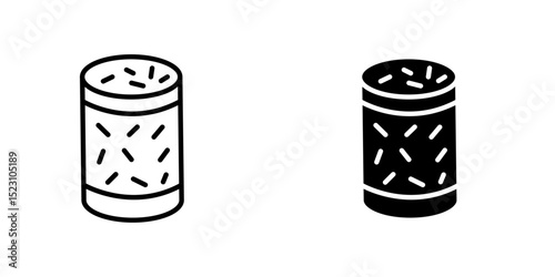 Cork wine vector icon. Outlined icon set in black and white colors, isolated for graphic and web design. 