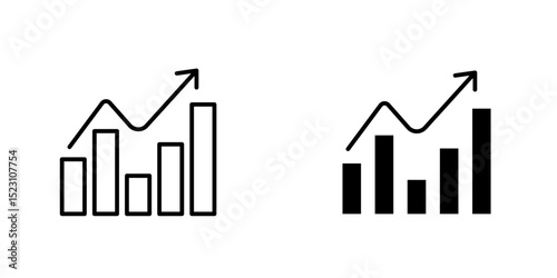 Stagflation icon. Trendy modern flat linear vector Stagflation icon on white background from thin line business collection, editable outline stroke vector illustration