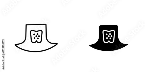 Thyroid icon, Thyroid disorder line icon, outline style icon for web site or mobile app, hyperthyroid and goiter ,thyroid gland vector icon, simple vector illustration